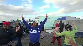 Just a vlog😂#camping couple entry and dance 💃 😂