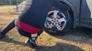 Installation cha&icirc;ne &agrave; neige michelin easy grip
