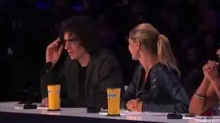 Heidi Klum bewertet das Matrix Epos bei America's Got Talent