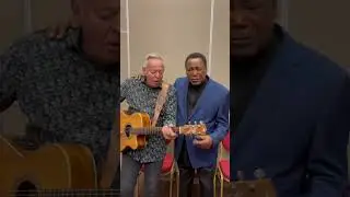 George Benson & Tommy Emmanuel having some fun at Breezin&rsquo; With The Stars! 🙌