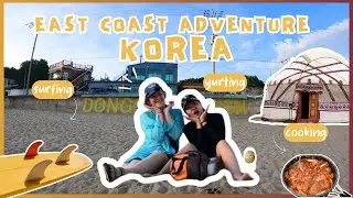 Yangyang Travel Vlog: Yurt Stay and Surfing on Korea's East Coast