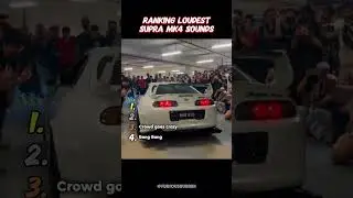 Loudest Supra MK4 Sounds 🔊🔥🚀