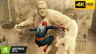 Spider-Man 2 Sandman Boss Fight | 4K HDR RTX Gameplay | PC Ultra Graphics Walkthrough