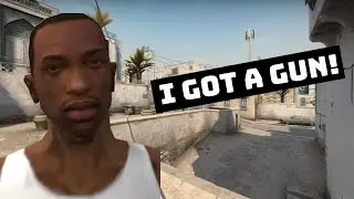 CJ (CARL JOHNSON) JOGANDO CS:GO