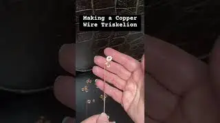 Making a Copper Wire Triskelion #wirewrapping