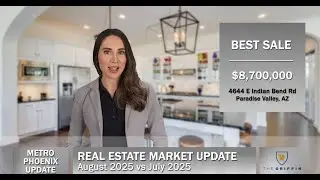 Real Estate Market Update | Metro Phoenix | August 2025 vs July 2025