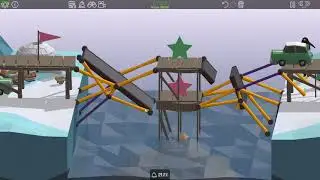 [SP] Een kruisende brug gaan maken !! [ Poly Bridge ] [#20] [NL]