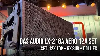 DAS Audio LX 217 Aero Line Array for sale (Complete Set)