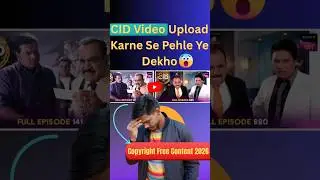 CID Video 0% Copyright Trick!😱 | CID video upload copyright free 2026