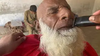 Poor Man Beard & Mustache Grooming with Machine | Full Transformation