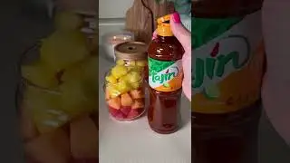 Prepping some Tajin fruit cups #tajin #fruit #asmr #mealprep