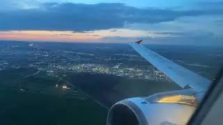 Lauda Air: evening take off from Wien to Venice - decollo da Vienna per Venezia su Airbus A320