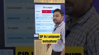 SIP Vs Lumpsum mutualfund in hindi #mutualfunds #sip #lumpsum