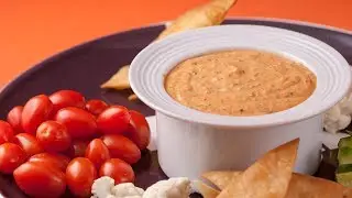 How to Make Roasted Red Bell Pepper Dip