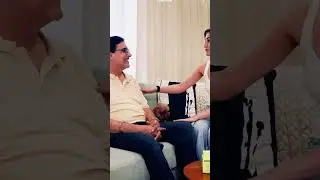 Gave my dad a skin care routine ❤️ #actress #bollywood #kriti #kritisanon #viral