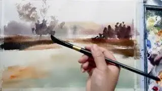 Learning Wave Project | Watercolor Technique Demonstration &mdash; Interpreting Landscape Charm