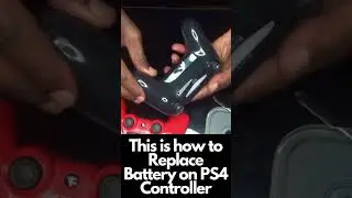 Вот как заменить батарею на контроллере PS4