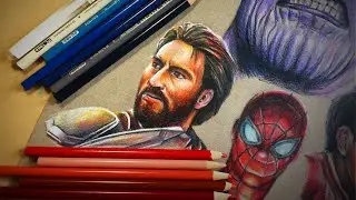 Drawing CAPTAIN AMERICA (Avengers: Endgame)