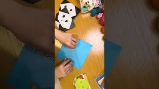 Простая оригами панда шаг за шагом | Складывание бумаги для начинающих #поделки #сделайсам #шорты