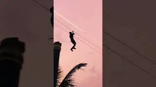 Odisha's first ever River crossing zipline. #youtube #shorts #adventure #like #viralsong #odisha