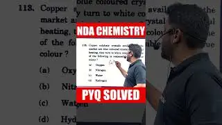 NDA Chemistry Pyqs TRICK!😱 #nda #ndaexam #nda2025 #ndapyq #ndascience #shorts