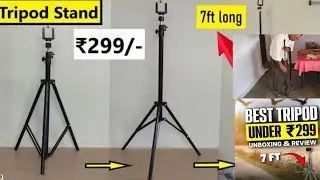 7 Feet Tripod Stand Under ₹399 😱 | Honest Unboxing & Review #youtube #dailyvlog #shopping #kavyarise