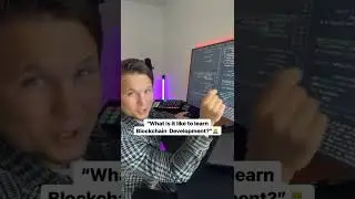 So what is it like to learn Blockchain? 😁 #blockchain #developer #coder #nft #web3 #coding