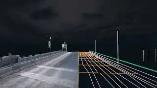 3D Laser Scan of Calgary&rsquo;s Centre Street Bridge | LiDAR Point Cloud + Line Work Split View