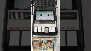 Play Cassette Tape Recorder Music System #vintage #cassette #tape #recorder #retro #shorts