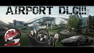 Need for Speed Most Wanted exploring the new airport(dlc) with logitech g27