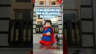 How to build a custom LEGO Superman from Superman (2025) #lego #superman