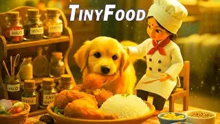 Miniature Doll Cooking Chicken fty. 24 hours works ASMR  | Village Tiny Kitchen Story #food