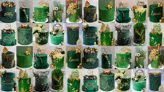 💚Birthday Cake Photo/Green Cake/Green Colour Cake Design/Anniversary Cake/Birthday Ka Cake/Cake Wala