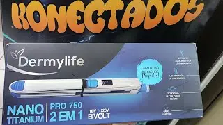 Como abrir chapinha Nano Titanium pro 750 2 em 1 Dermylife com mau contato no fio liga e desliga