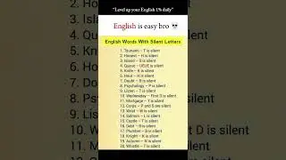 Easy English #spokenenglish #englishspeaking #vocabulary #fyp #english #edit #enjoy #englishslang