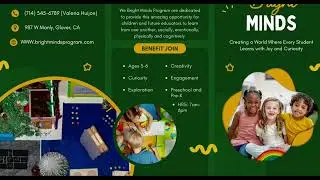 Bright Minds Program! Fun project for CDES 122. Enjoy!