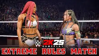 WWE 2K25 B Fab vs Kairi Sane Extreme Rules Match