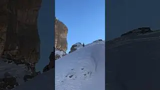 Freeride ski in Dolomites #tofane #dolomitisuperski #dolomites #freeride