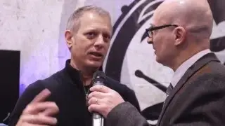 Dave Weckl on the Mike Dolbear booth @ NAMM 2016