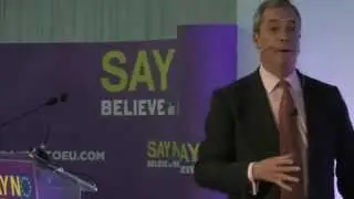 UKIP: Nigel Farage MEP - Speech At 'SAY NO' Conference In Leeds