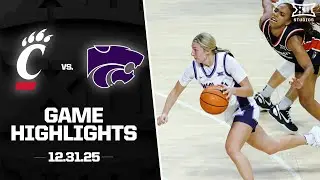 Cincinnati vs. Kansas State Game Highlights | 2025-26 Big 12 Women&rsquo;s Basketball