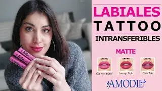 Labiales Tattoo Intransferibles Matte - Amodil Color - In My Skin - Oh My Pink - Bite Me - Rese&ntilde;a