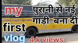 colour painting on bus#bus#shorts#youtubeshorts#video#colors#busbodyrepair