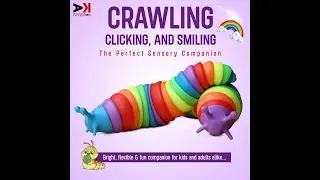 Rainbow Caterpillar Fidget Toy Review | Best Sensory & Stress Relief Toy for Kids