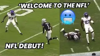Andrew Booth 🔥 &lsquo;ROOKIE&rsquo; NFL Debut Vs Raiders | Vikings vs Raiders Preseason Highlights (WR vs CB)
