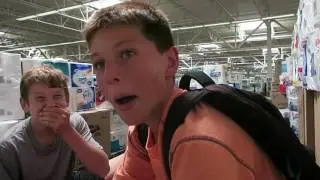 vlog#15 | TRIPLE-DECKER TOILET PAPER FORT (we almost got caught )