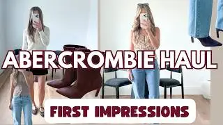 Mini Abercrombie Haul | First Impressions on Shoes + New Staples