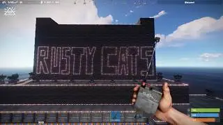 Rust - Rusty Cats Server - Huge Admin Base With Lighting And Arena