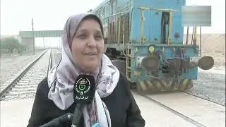 Alg&eacute;rie (Sidi Bel Abb&egrave;s) - La double voie ferroviaire &eacute;lectrifi&eacute;e en voie d&rsquo;ach&egrave;vement