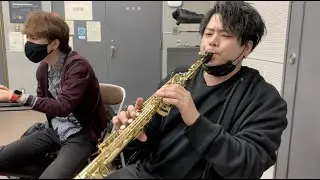 ソプラノサックスを吹きまくるサックス四重奏Adam